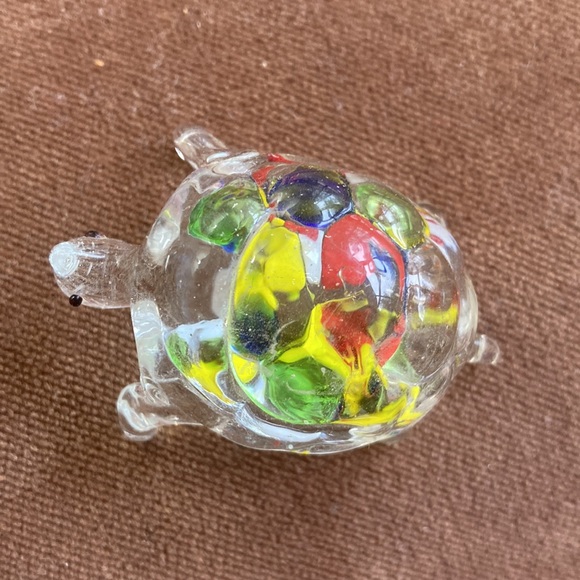 Millefiori glass turtle for terrariums or to collect - Picture 2 of 8